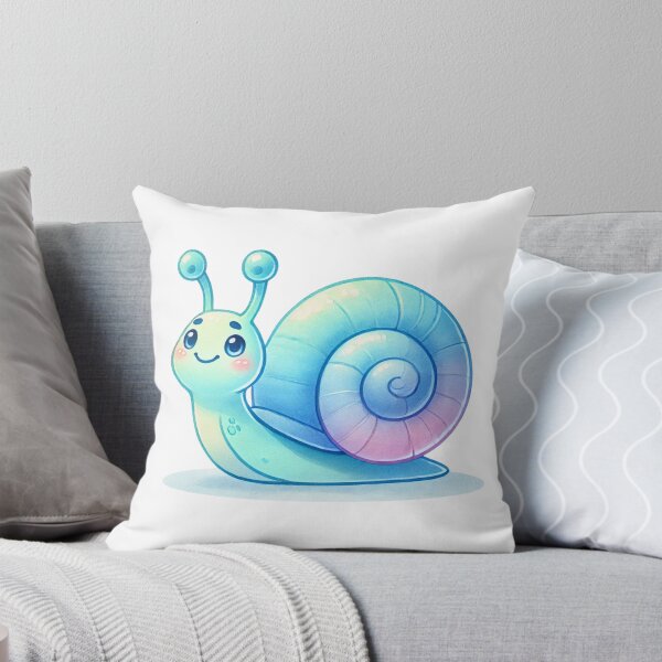 Item preview, Cute Pastel Snail Illustration designed and sold by Little Care Studio.