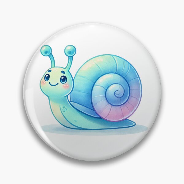 Item preview, Cute Pastel Snail Illustration designed and sold by Little Care Studio.