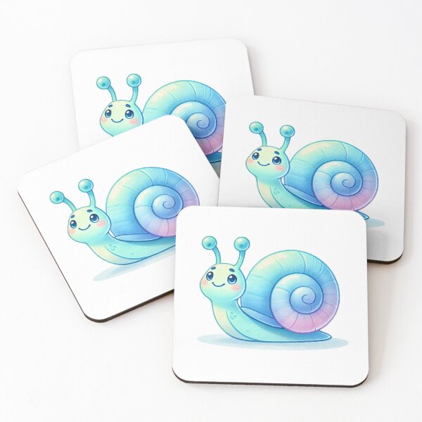 Item preview, Cute Pastel Snail Illustration designed and sold by Little Care Studio.