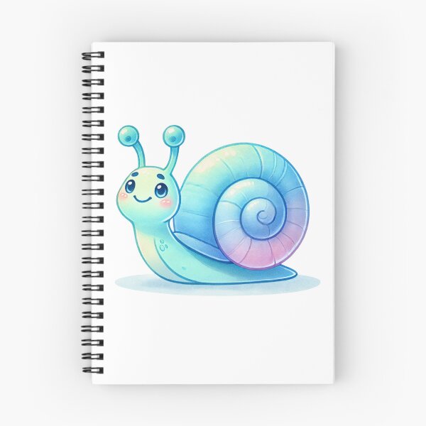 Item preview, Cute Pastel Snail Illustration designed and sold by Little Care Studio.