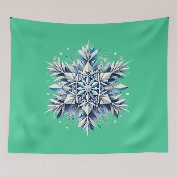 Item preview, Intricate Geometric Christmas Snowflake designed and sold by PrismWild.