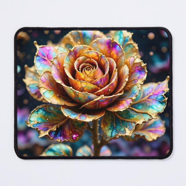 Item preview, Gold plated marbled rose  designed and sold by JosieandRose.