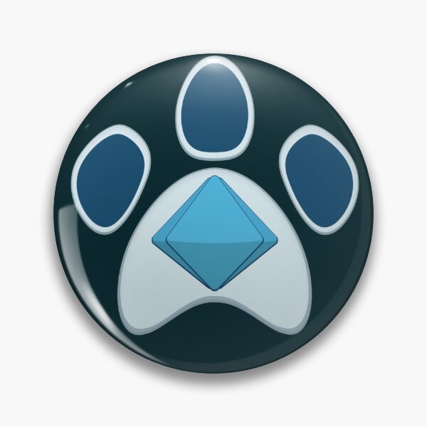 Item preview, Shiny Glaceon Pawprint designed and sold by galaxydaydreams.