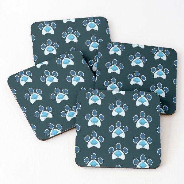 Item preview, Shiny Glaceon Pawprint designed and sold by galaxydaydreams.