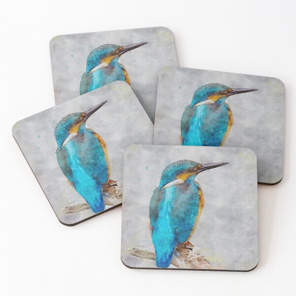 Item preview, Common kingfisher or Alcedo atthis on a branch designed and sold by Dolfilms.