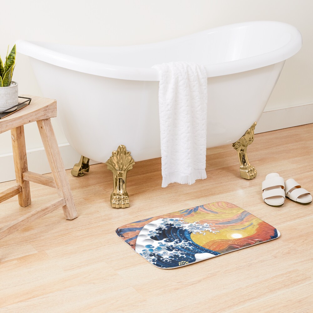 Aperçu de l'œuvre Tapis de bain créée et vendue par ArmorShell.