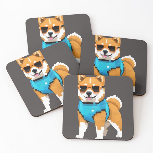 Item preview, Shiba with glasses designed and sold by Blemenowo.