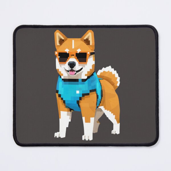 Item preview, Shiba with glasses designed and sold by Blemenowo.