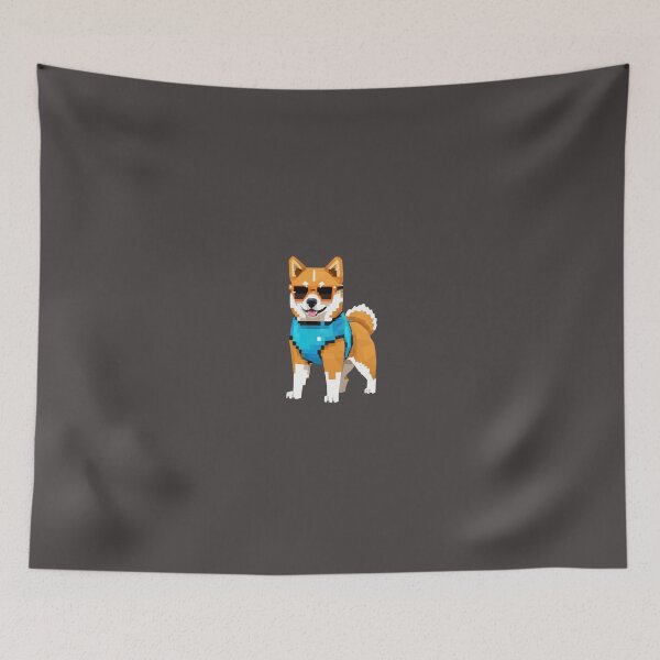 Item preview, Shiba with glasses designed and sold by Blemenowo.