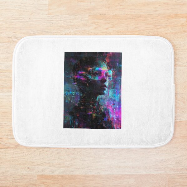Item preview, The Dream Navigator - Cyberpunk Dreamscape T-Shirt in Neon City designed and sold by ShopWithDreams.