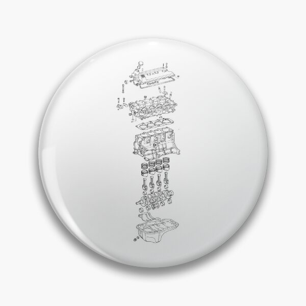 Item preview, Toyota 3S-GE petrol engine Design Simple designed and sold by Celica_4_eyes.