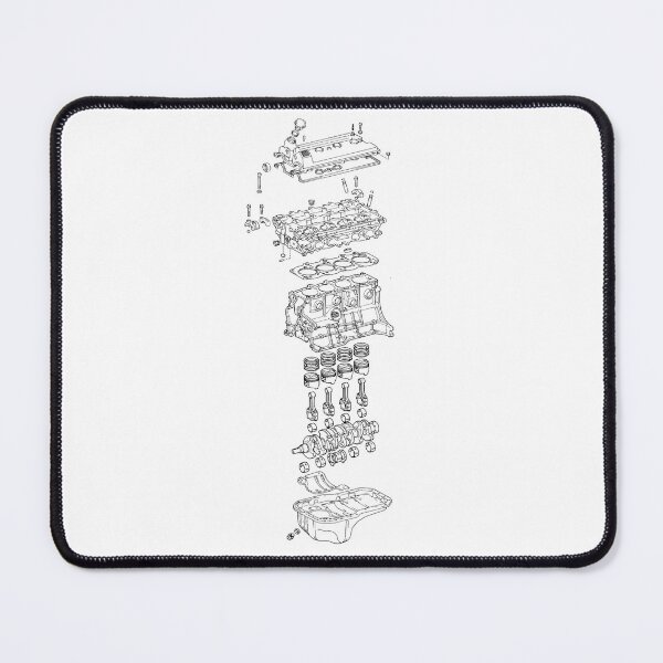 Item preview, Toyota 3S-GE petrol engine Design Simple designed and sold by Celica_4_eyes.