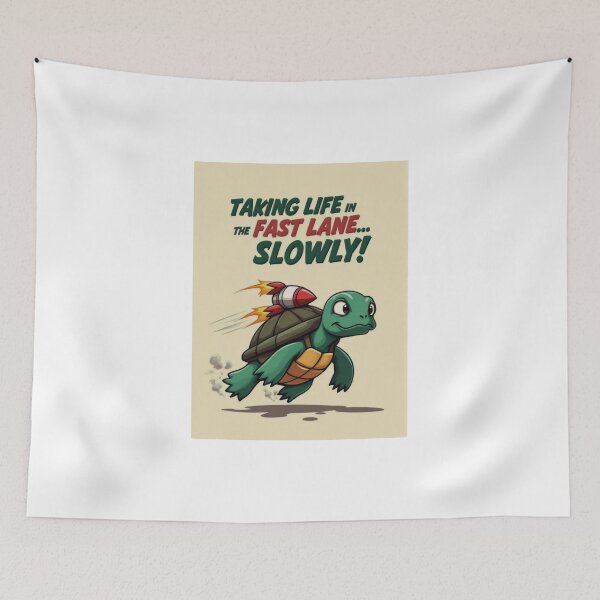Item preview, Jetpack Turtle: Slow and Steady Wins the Laughs designed and sold by ArtCreator2023.