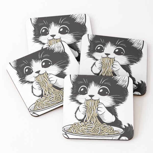 Item preview, Noodle Paws: Cats Who Love Ramen designed and sold by rich4Design.