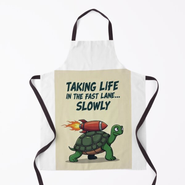 Item preview, The Fast Lane is Overrated: Turtle Edition designed and sold by ArtCreator2023.