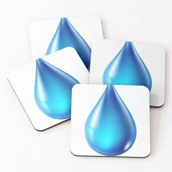 Item preview, Copy of Blue water drop icon designed and sold by MiraCleAI.