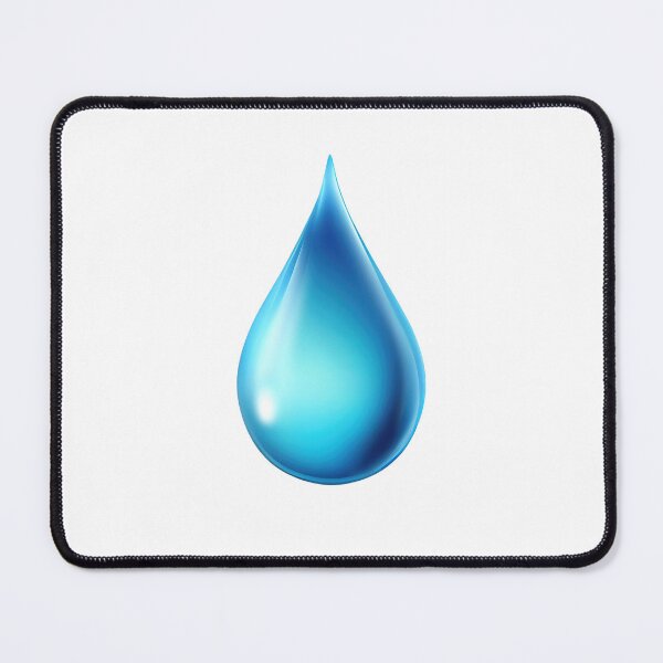 Item preview, Blue water drop icon designed and sold by MiraCleAI.