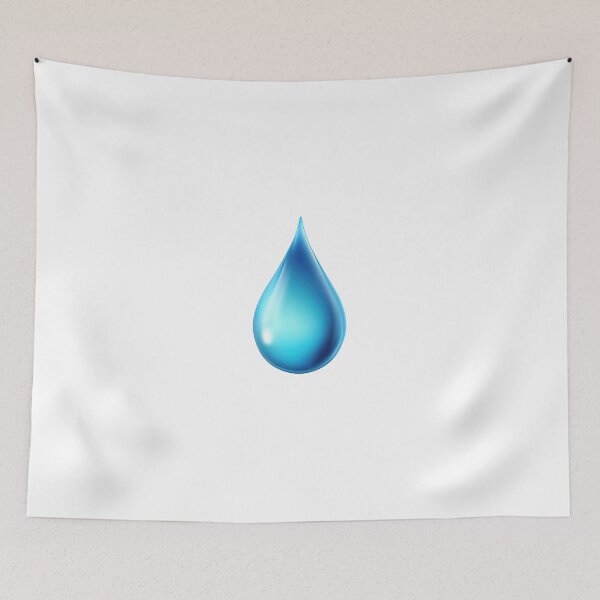 Item preview, Blue water drop icon designed and sold by MiraCleAI.
