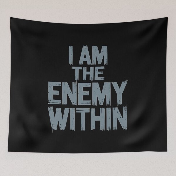 Item preview, I Am The Enemy Within Harris Walz - For someone who confronts their inner struggles and seeks strength in self-reflection. designed and sold by Zyziowsky.