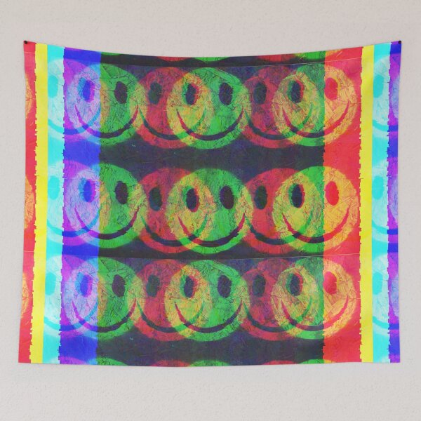 Item preview, Smiley Face Glitch - Top one, nice one, get sorted - Rave Scene designed and sold by Fuzzdandy Designs.
