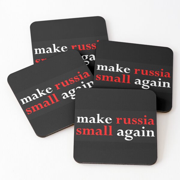 Item preview, make russia small again motivation political quote designed and sold by DarrriaDesign.