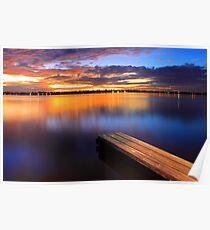 Swan River Jetty - Western Australia Poster