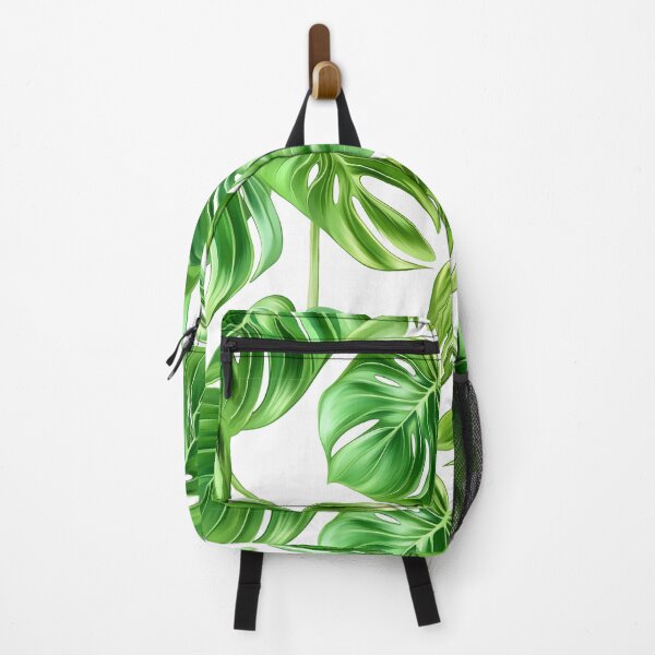 Item preview, Seamless pattern of lush, vibrant green tropical leaves like monstera, banana, and palm leaves with delicate white background details designed and sold by ThaiArtShop.