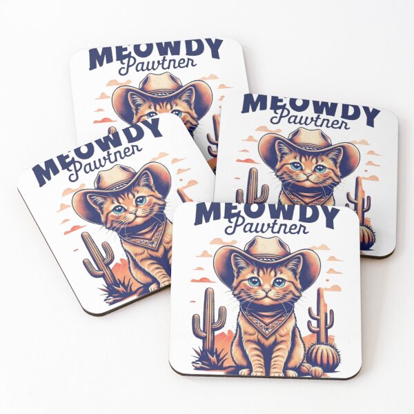 Item preview, Meowdy pawtner!  designed and sold by Cat loco.
