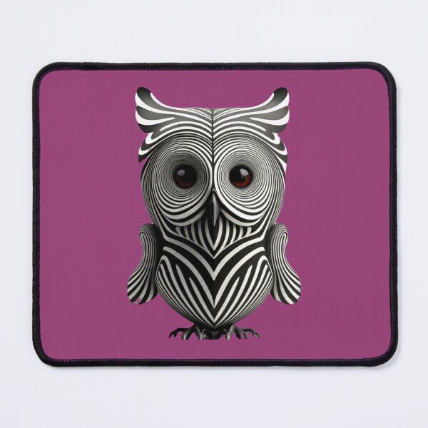 Item preview, Striped Owl with Vintage Flair designed and sold by NiRia Spot.