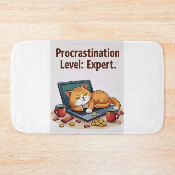 Item preview, Lazy Cat Sleeping on a Laptop designed and sold by ArtCreator2023.