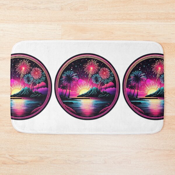 Item preview, Summer Fireworks Show at Dawn in Hawaii by The Ocean designed and sold by NautiChic.