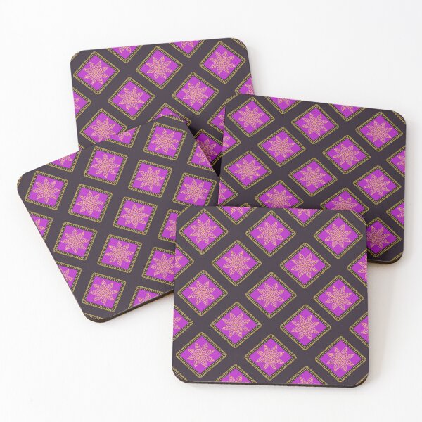 Item preview, Crochet Granny Squares Print. Repeating Tile Pattern designed and sold by gloriamelrose.