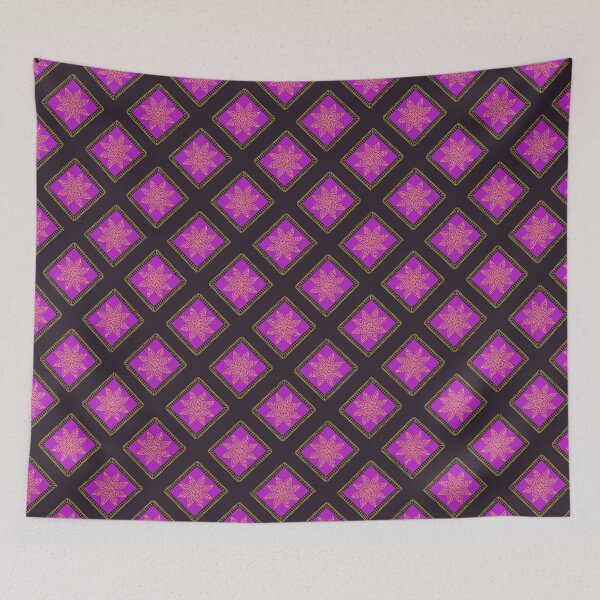 Item preview, Crochet Granny Squares Print. Repeating Tile Pattern designed and sold by gloriamelrose.