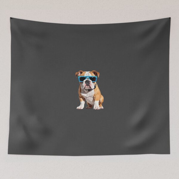 Item preview, Bulldog with sunglasses designed and sold by Blemenowo.