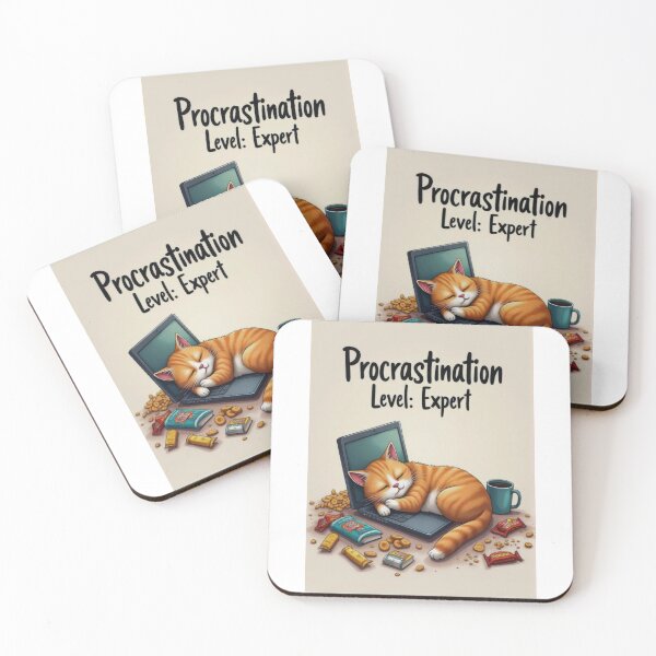 Item preview, When Napping Beats Responsibilities: Cat Life designed and sold by ArtCreator2023.