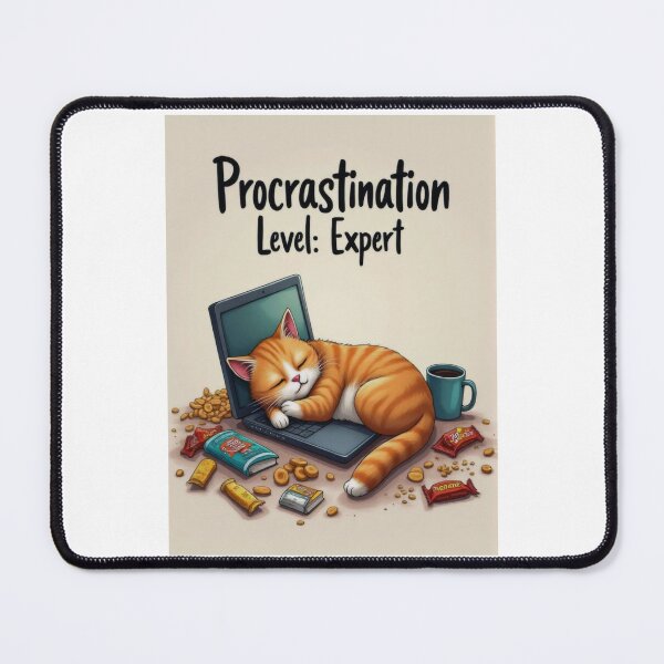 Item preview, When Napping Beats Responsibilities: Cat Life designed and sold by ArtCreator2023.