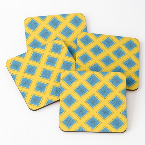 Item preview, Crochet Granny Squares Print. Repeating Tile Pattern designed and sold by gloriamelrose.