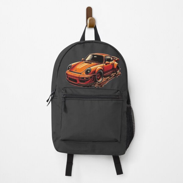Aperçu de l'œuvre Porsche orange créée et vendue par GeneralDaily.