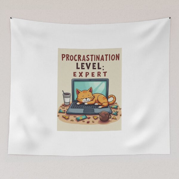 Item preview, Chillin' Like a Cat on a Laptop designed and sold by ArtCreator2023.