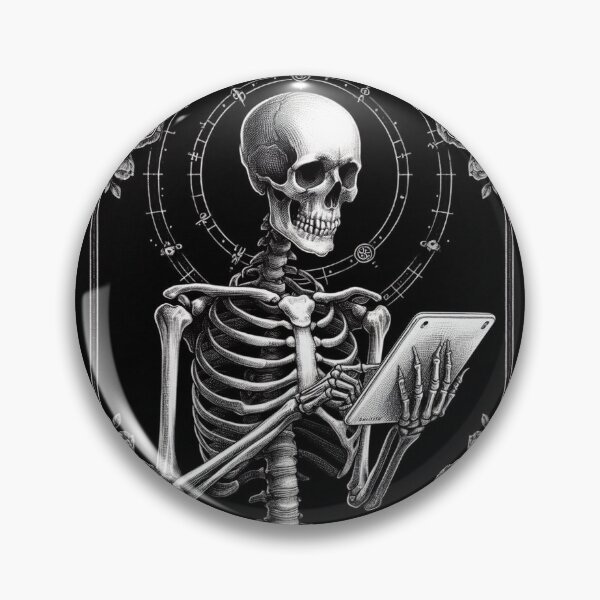 Item preview, Skeleton modern reader designed and sold by AndrewWorld.