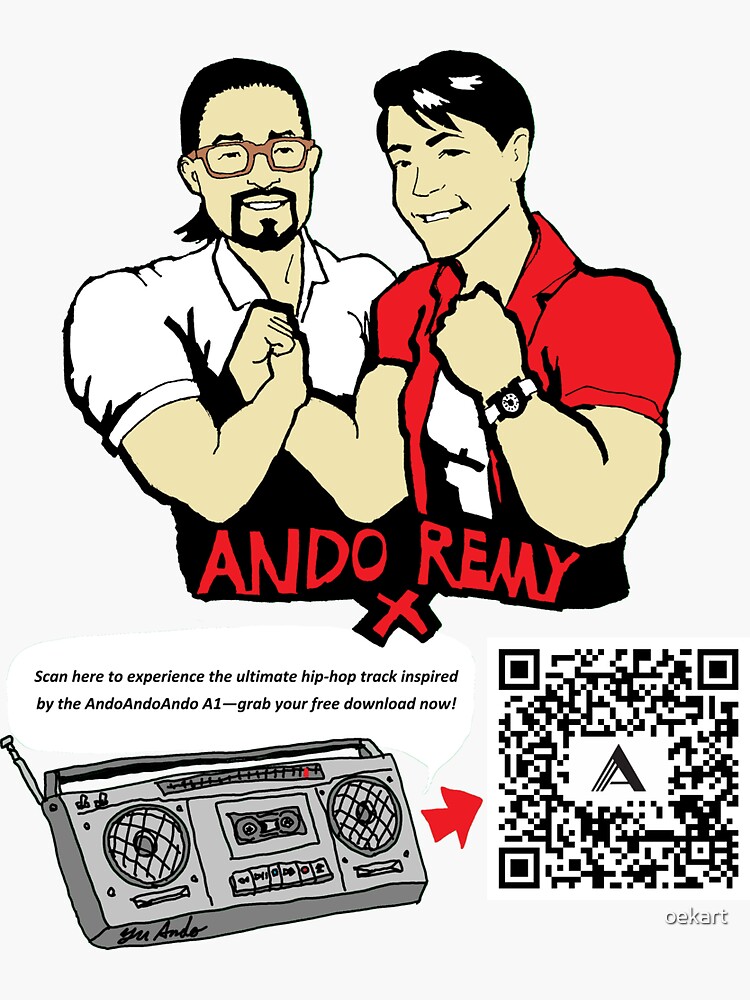 Thumbnail 3 of 3, Sticker, ANDO x REMY designed and sold by oekart.
