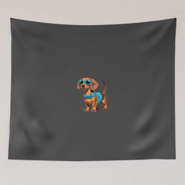 Item preview, Daschund with sunglasses designed and sold by Blemenowo.