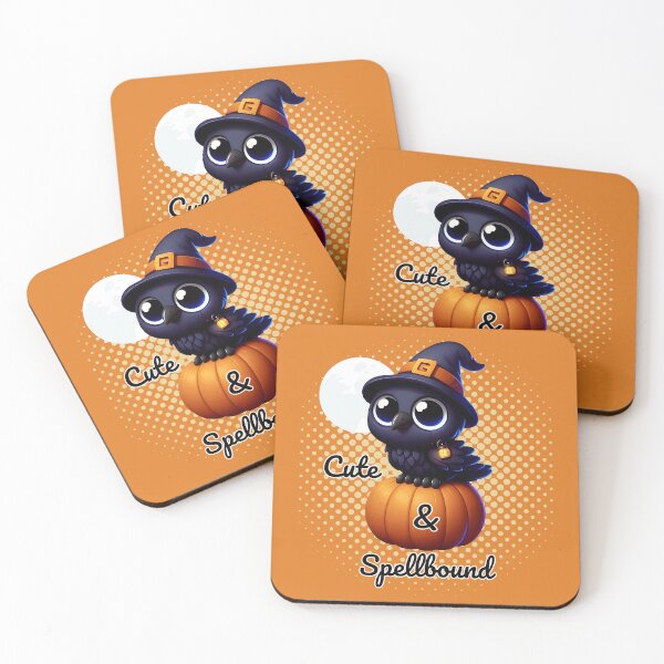 Item preview, Spellbound Raven: Adorably Bewitching Halloween Design designed and sold by Dantin.