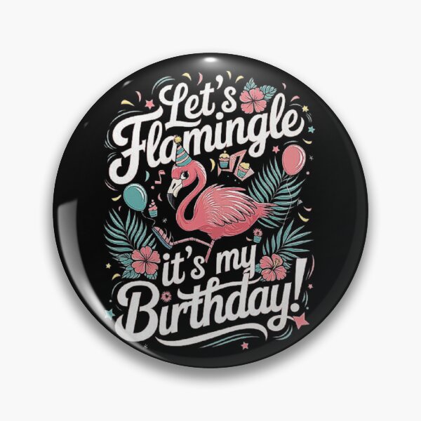 Item preview, Let’s Flamingle - Fun Flamingo Birthday Party Design designed and sold by love3617.