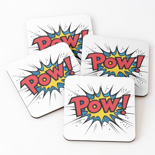 Item preview, POW! Comic book pop art designed and sold by Marriarti.