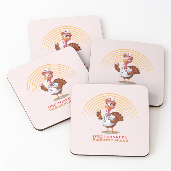 Item preview, Pediatric Nurse, One Thankful Nurse, Funny Thanksgiving  Nurse Turkey designed and sold by KolorellaS.