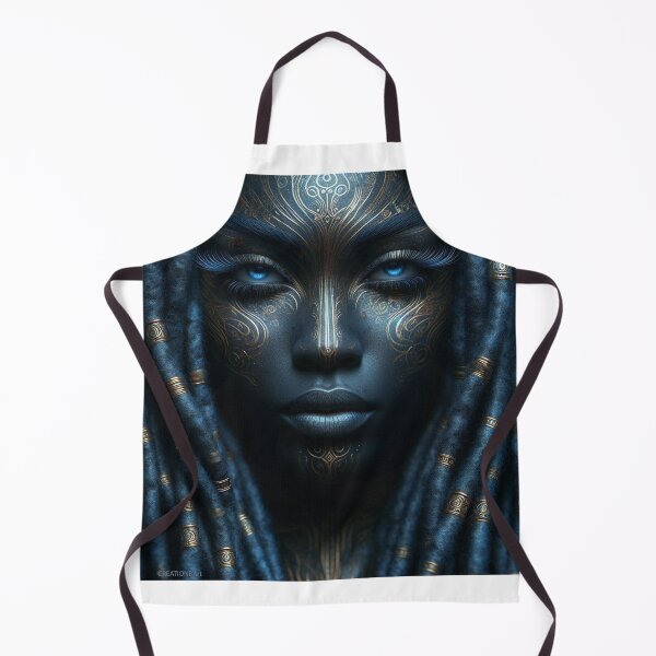 Item preview, AFRICAN WOMAN BLUE 3 designed and sold by CREATIONBArt.