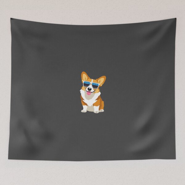 Item preview, Corgi with sunglasses designed and sold by Blemenowo.