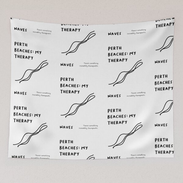Item preview, Perth Beaches: My Therapy | Minimalist Line Art Design designed and sold by RM-Journey.