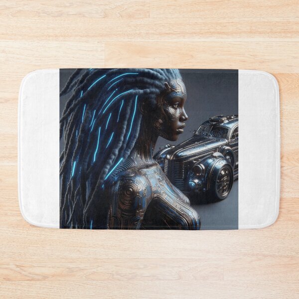 Item preview, AFRICAN WOMAN BLUE 5 designed and sold by CREATIONBArt.
